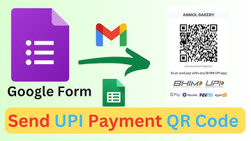 Send UPI Payment QR code using Google Form via Gmail #appsscript