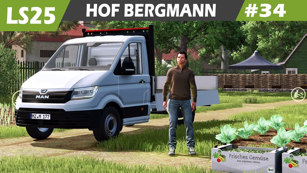 LS25 | Hofrundgang & Ernte 🥕🥬🚜 #34 | Hof Bergmann | LANDWIRTSCHAFTS-SIMULATOR 25