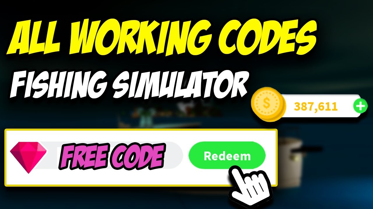 ALL*WORKING*FISHING SIMULATOR CODES! ROBLOX Fishing Simulator YouTube