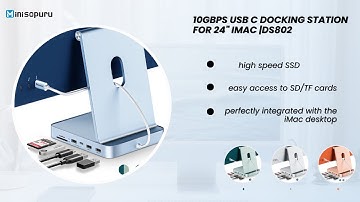 Minisopuru DS802 Dock for iMac M1/M3/M4 Review: The Ultimate Solution for Your Connectivity Needs