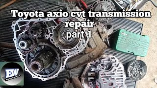 Toyota Axio 2007 CVT transmission repair and inspection. #1