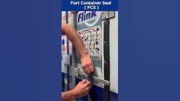 ¿Cómo funciona el precinto de seguridad Fort Container Seal ?