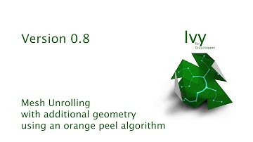 Ivy08 mesh unroll with additional geo