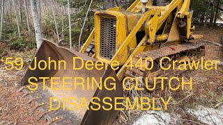 1959 John Deere 440 CrawlerDISASSEMBLY of STEERING CLUTCHPopple PeopleEpisode 27