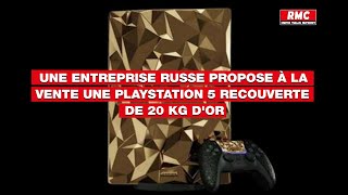 À vendre: une PlayStation 5 recouverte de 20 kilos d’or!
