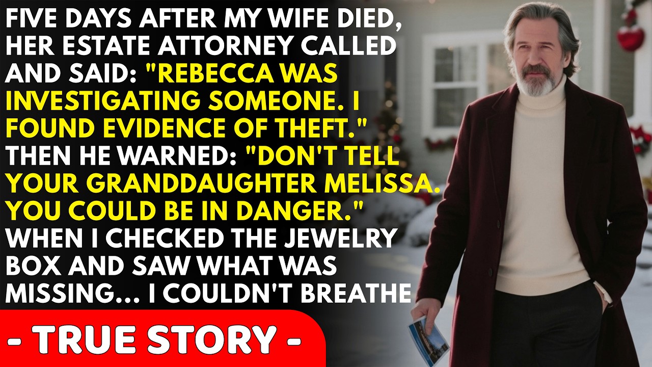 Five Days After My Wife's Funeral, Her Estate Attorney Called: 