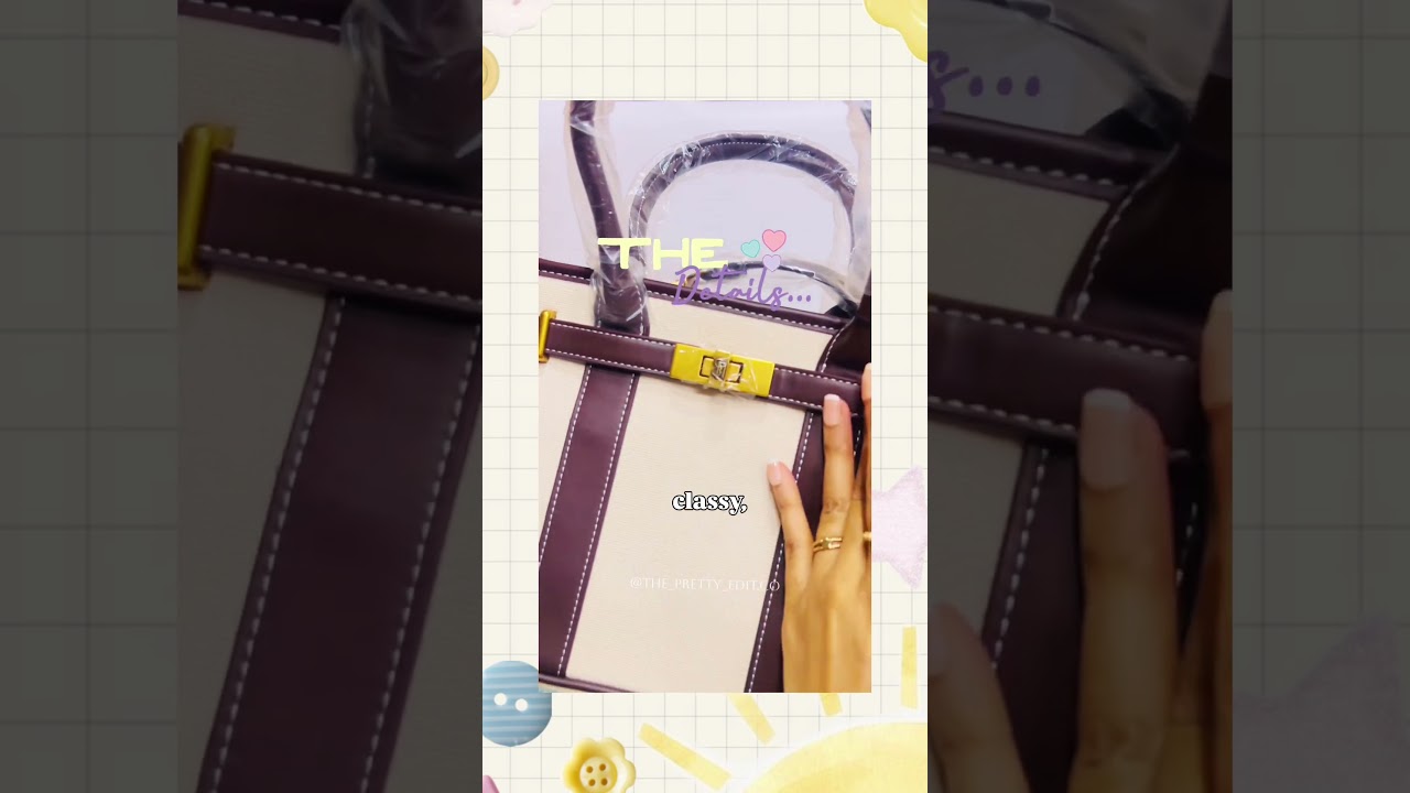 Is this the kind of bag that instantly elevates your look? �