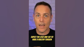 Expect the CISO & CIO to have a healthy tension. Talk about it. #leadership #cybersecurity #podcast