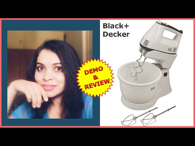 Black and Decker Hand Mixer 300 watt m 700 / Black and Decker Hand Mixer  with Bowl Review and Demo 