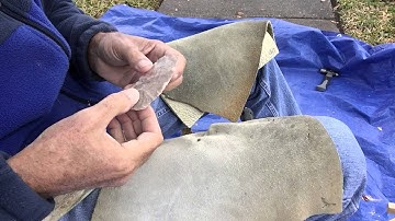 disoriented clovis knapping, 5th of 6 videos