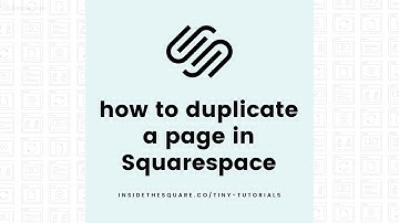 How to duplicate a page in Squarespace 7.1 // Squarespace 7.1 Tutorial