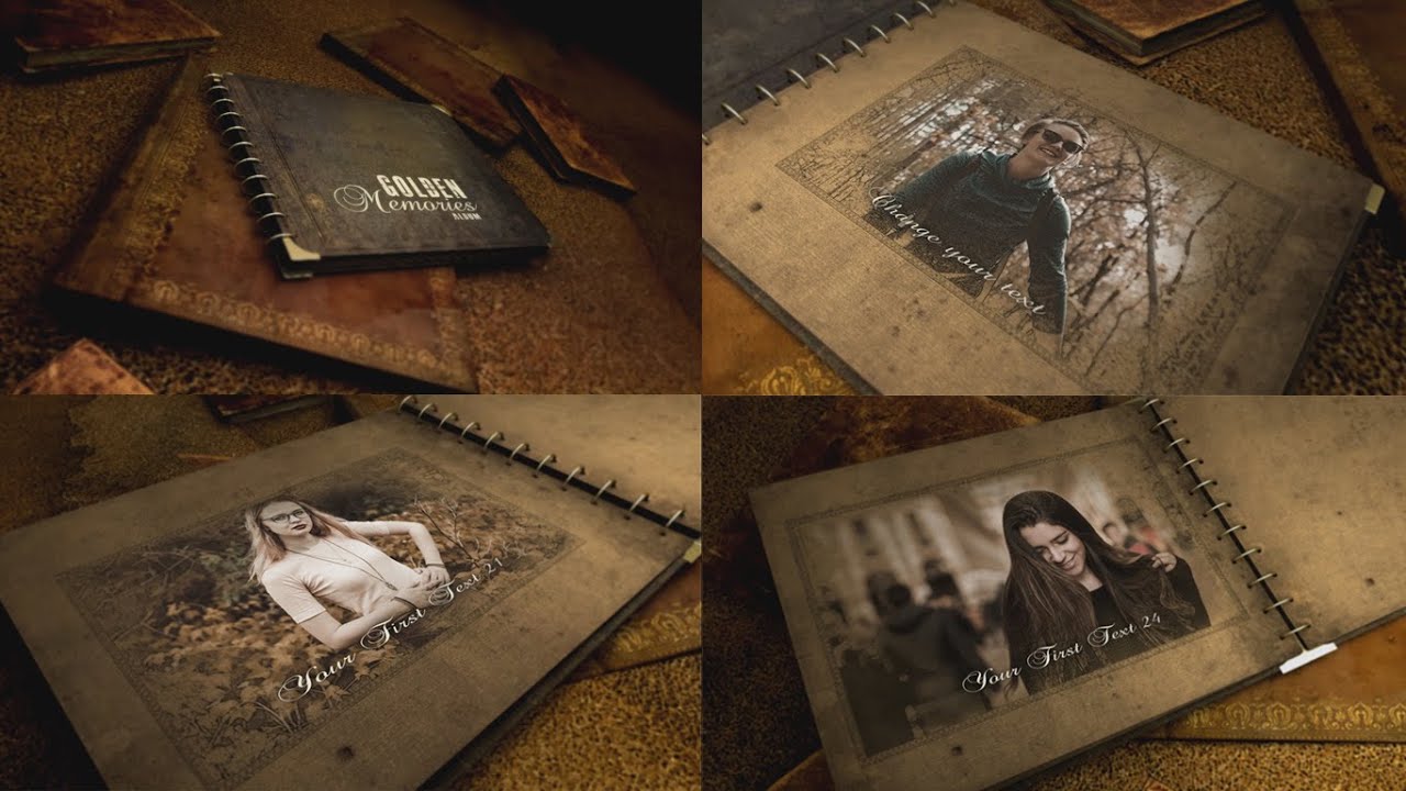 Golden Memories Album – Free Download After Effects Template - YouTube golden-memories-album-free-download-after-effects-template-youtube