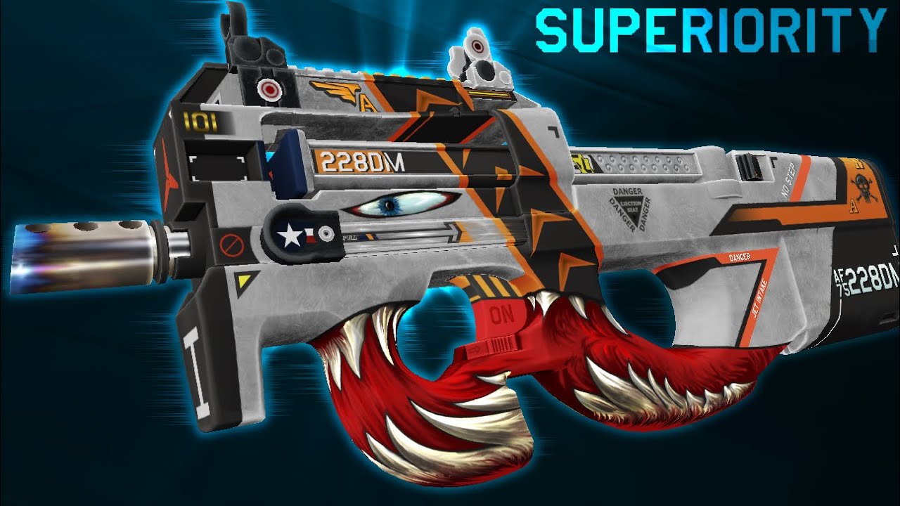 P90 Superiority - CS:GO custom skin preview - YouTube