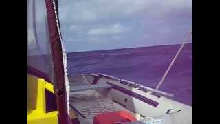 STORMY WHEATHER SAİLİNG AT ASTYPALAE ISLAND 2015 JUNE