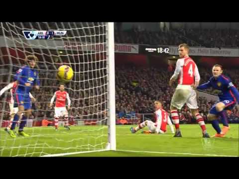 Download All Goals & Highlights Premier League Arsenal vs Manchester United 1-2