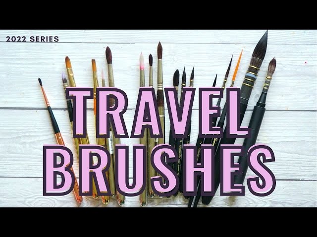 Reviewing All My Watercolor Travel Brushes 