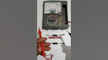 How To Check High Voltage Diode In Microwave Oven Using Analog Multimeter #shorts
