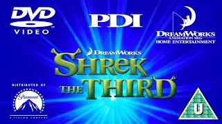 Opening To Shrek The Third Uk Dvd 2007