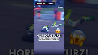 Horror-Sturz 🫢🏍️ Schock-Moment beim Sprint!