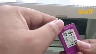 HP 680 Color Cartridge Print Black Color