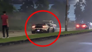 SUPERCARS in MALAYSIA | Liberty-Walk Ferrari F430 Almost Crash???