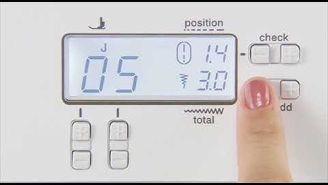 [BrotherSupportSewing] (Sewing machine) Adjusting the stitch length and width