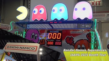 IAAPA 2025 Booth Tour: Bandai Namco (Speed Rider 4DX, Pac-Man, more)