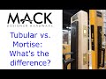 Hardware Hideout - Tubular Locks vs. Mortise Locks