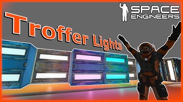 Space Engineers Early Preview - Troffer Lights - Core Systems Pack