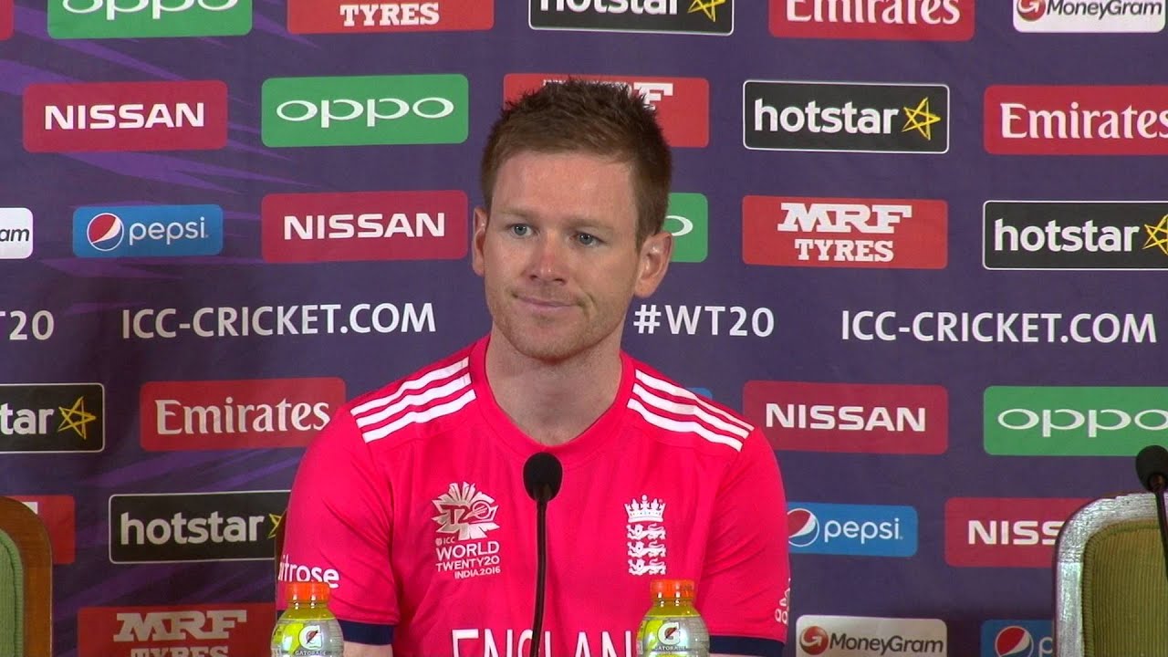 England Captain Eoin Morgan's presser