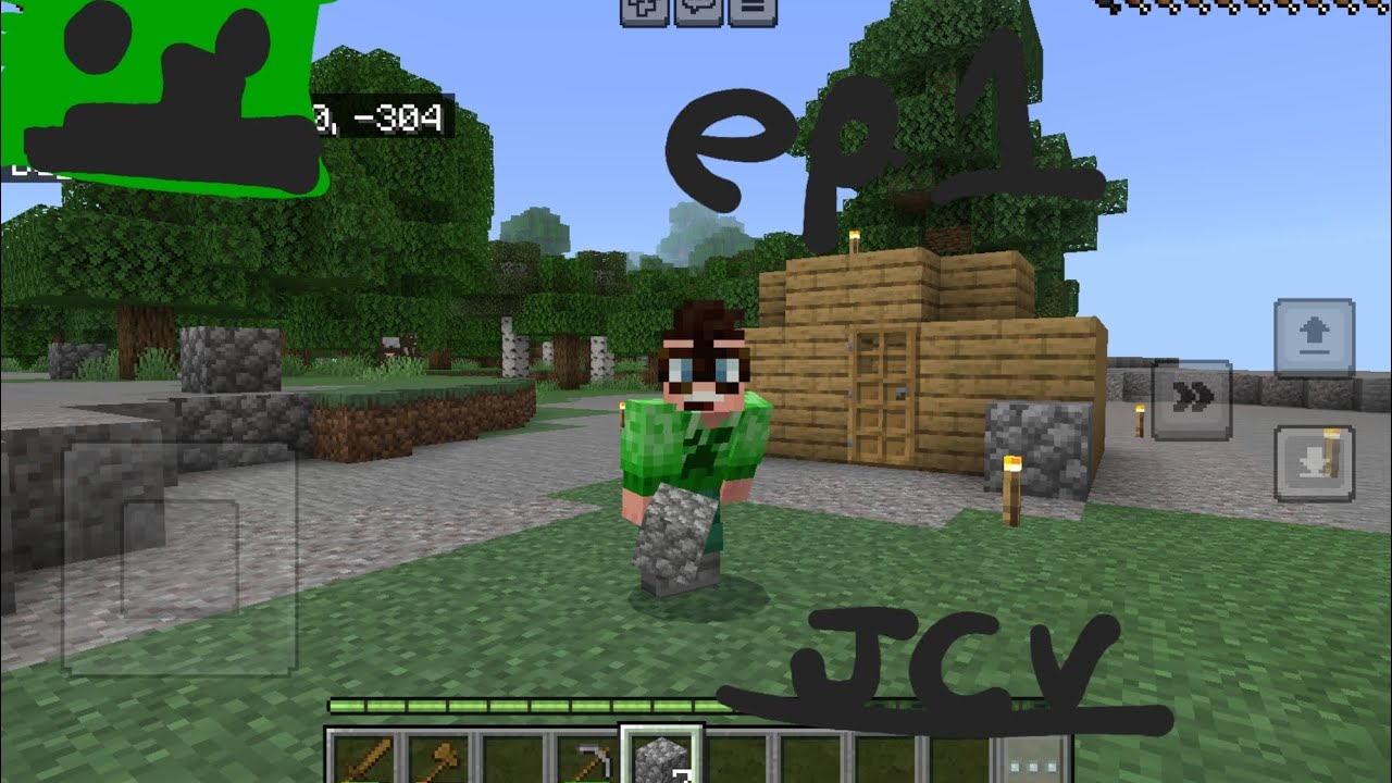 My first survival world. ep 1 HERE I GO - YouTube