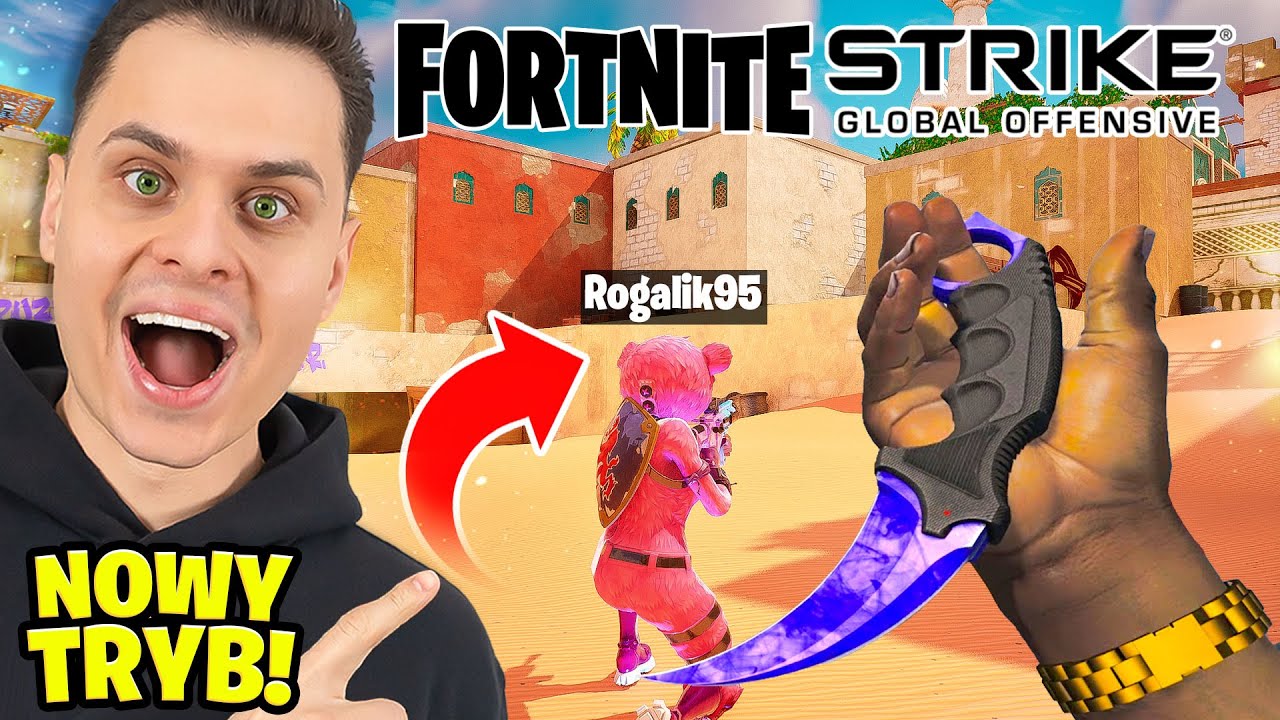 Nowy Fortnite x CS GO DE_DUST 2 z Ekipą! - YouTube