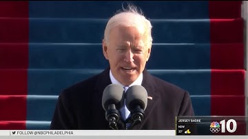 President Biden Calls for Unity in Inaugural Address | NBC10 Philadelphia