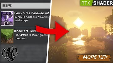 Newb X Ale Shader for MCPE 1.21 🔥| PC/Java-Like Graphics For Low End Devices