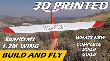 SoarKraft 1.2M Wing - 2 Servo  - Complete Build Guide