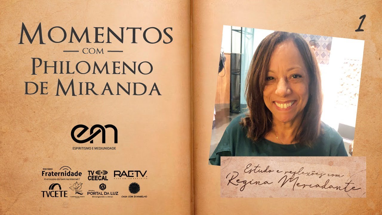 Projeto ESPIRITISMO E MEDIUNIDADE.

Série: Momentos com Philomeno de Miranda - 1ª Temporada - 1º Episódio.

Tema: MORRER E DESENCARNAR.
(PHILOMENO DE MIRANDA, Manoel. Reencontro com a Vida:  Cap. 12 - Morrer e Desencarnar, psicografado por Divaldo Franco. Salvador: LEAL, 2015).

Esta série aprofunda o estudo das obras literárias de Manoel Philomeno de Miranda através de trechos de livros com os mais variados assuntos.
Miranda possui um profundo conhecimento sobre as alienações mentais por obsessão e as técnicas correspondentes da desobsessão.

Coordenação. e apresentação: Regina Mercadante (SP).

Data: 03/02/2023 (sexta-feira).

Horário: 19h30.

Regina Mercadante é expositora espírita e trabalhadora voluntária do Instituto Espírita de Educação em São Paulo. Coordena o Projeto Espiritismo e Mediunidade e atua na produção audiovisual do mesmo.

#manoelphilomenodemiranda #momentos #espiritismoemediunidade   #espiritismo #allankardec #doutrinaespirita #divaldofranco #reginamercadante #morrer #desencarnar

------------------------------------------

Mídias sociais do projeto Espiritismo e Mediunidade:

Site - https://www.espiritismoemediunidade.info
Facebook - https://www.facebook.com/espiritismoemediunidade
Instagram - https://www.instagram.com/espiritismo.mediunidade
Twitter - https://twitter.com/emediunidade
YouTube - https://www.youtube.com/espiritismoemediunidade
TikTok - https://www.tiktok.com/@espiritismoemediunidade

------------------------------------------