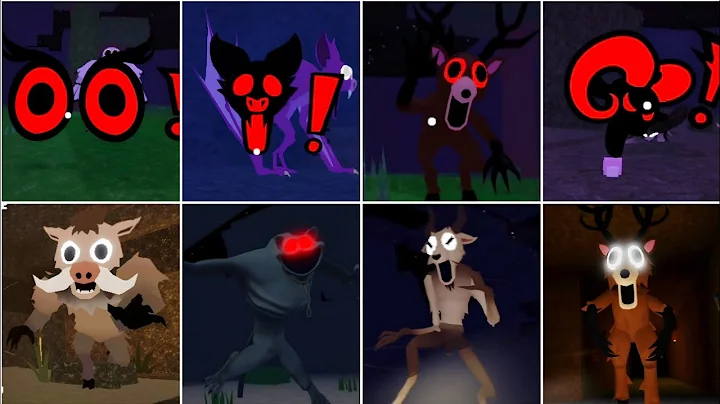 99 Nights In The Forest - Deer Vs Ram Vs Owl Vs Bat Vs Boar Vs Goat Jumpscare 
