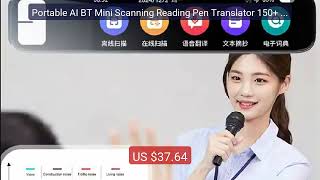 Portable AI BT Mini Scanning Reading Pen Translator 150+ La... — Top Pick 2026 | Unbeatable Price!