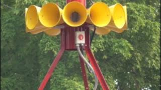 Federal Signal STH-10 Hillsdale County Siren Test 2