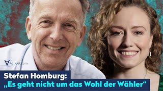 „Es geht nicht um das Wohl der Wähler“: Stefan Homburg im Interview