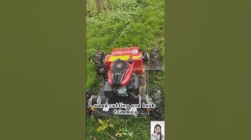 gasoline electric hybrid powered industrial rubber track wireless radio control lawn mower robot