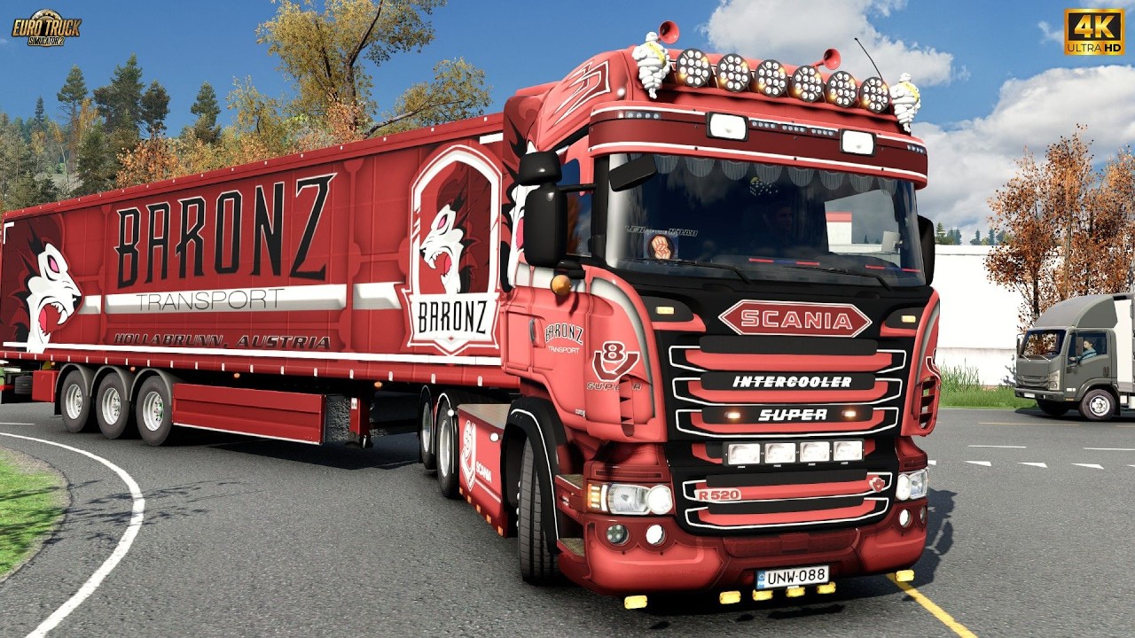 ETS2 | Realistic Driving | Scania 6-Series 520 DC16 V8 | PNG + JBX2 | 