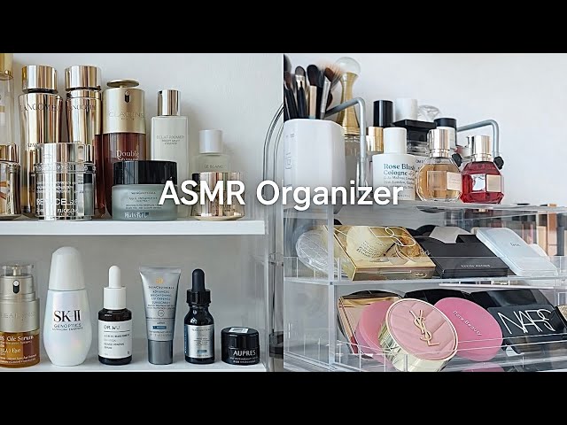 💄ASMR Organizer Aesthetic | Satisfying Beauty Organization Sounds 
