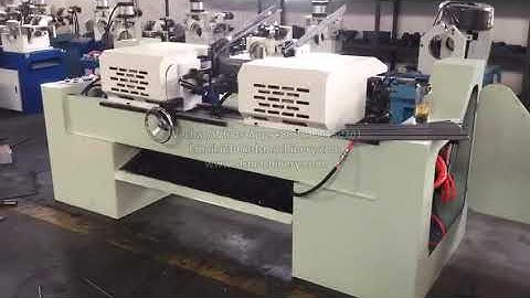 Solid Bar Double Head Penumatic Chamfering Machine, Automatic Loading Function