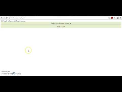 Slide Toggle in jquery 14