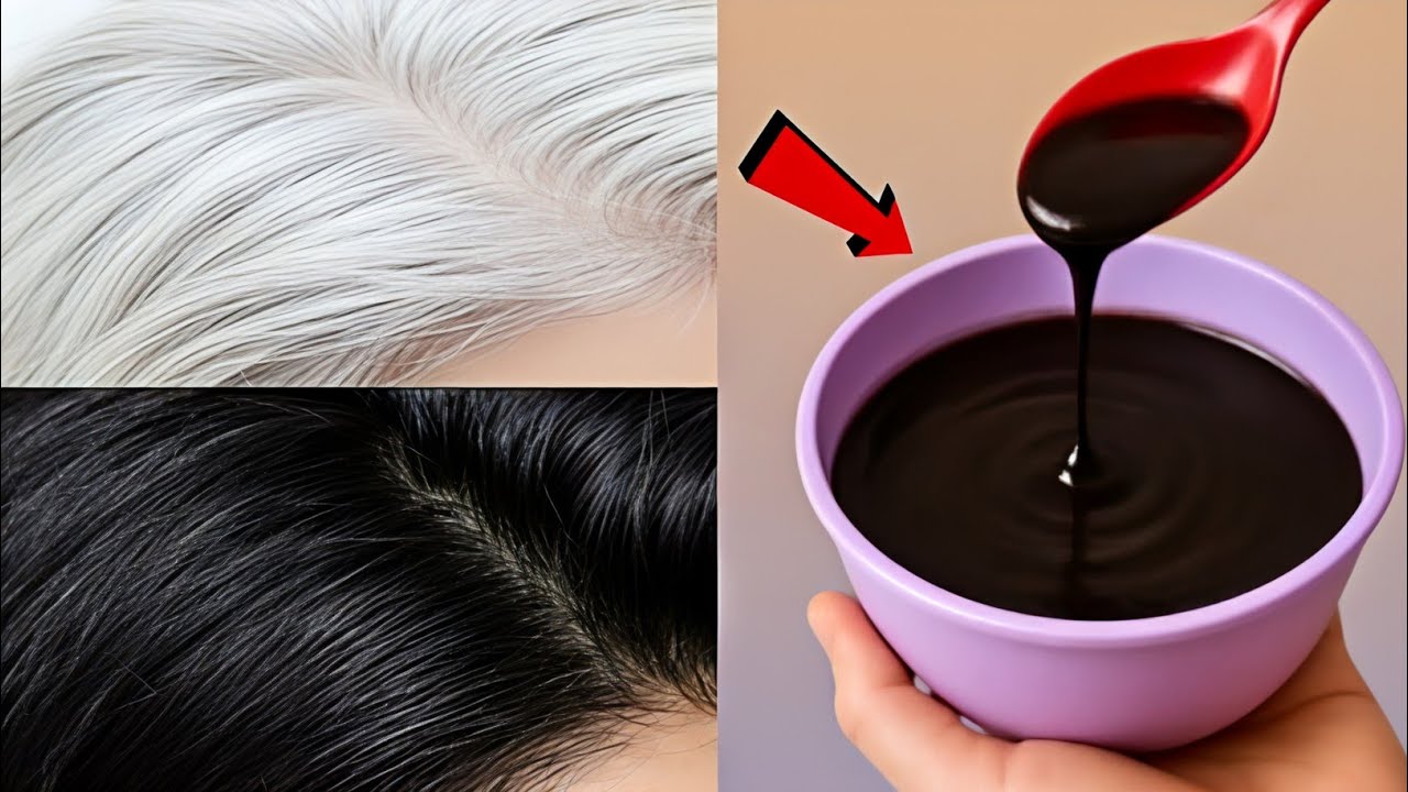 गारंटी है! सिर्फ 10 मिनट में सफेद बाल काले/Natural Black🖤Hair Dye for Get zet Black ⚫ Hair in 10 min