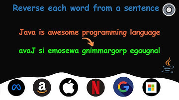 🔄Reverse Each Word in a String recommended approach | #programmingkt #java #coding #dsa #dsainjava