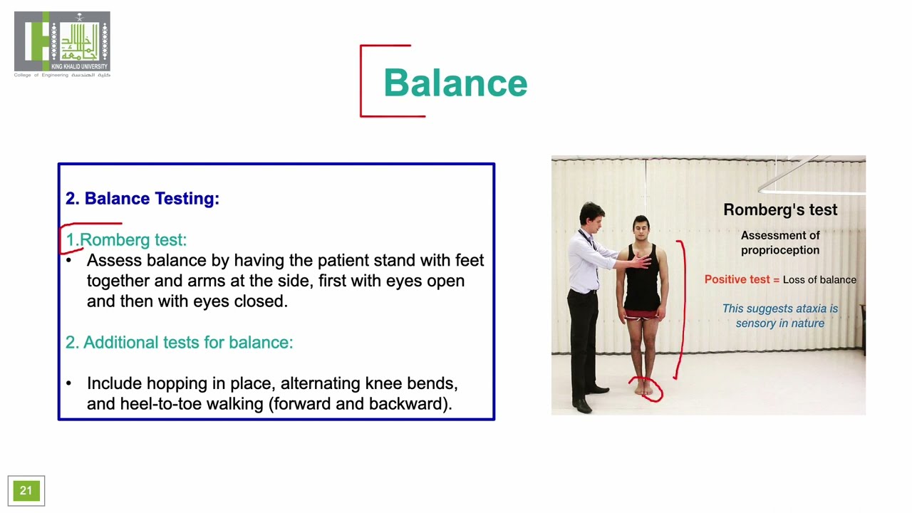 Motor system assessment تقييم الجهاز الحركي العصبي