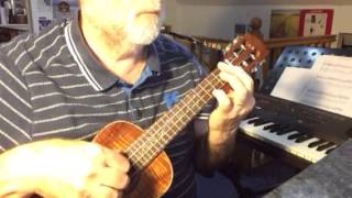 Vignette de la vidéo "Finger Family - solo ukulele - Dziadzia for Edward"