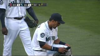 2012/09/04 Gutierrez's diving catch